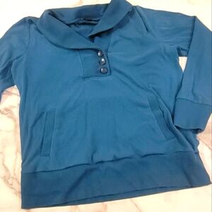 Banana Republic Sweatshirt with Pockets & Collar - Sz XL